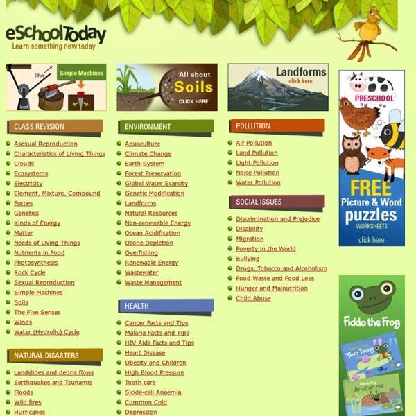 Interactive Learning Resources for young people