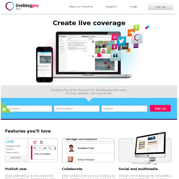 Liveblog Pro