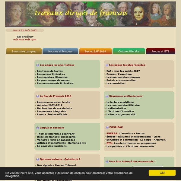 Etudes de lettres