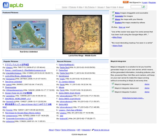 MapLib.net - Make your custom Google Maps out of any pictures