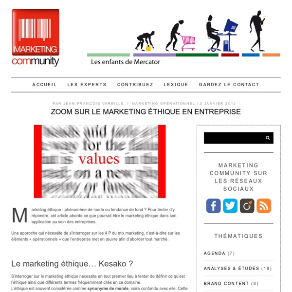 Zoom sur le marketing éthique en entreprise