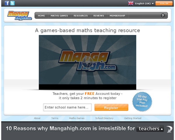 Maths Games - from Mangahigh.com