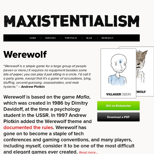Maxistentialism