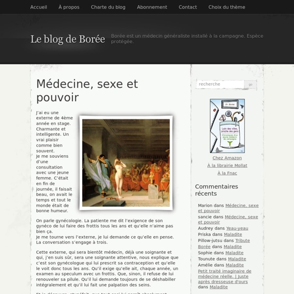 Médecine, sexe et pouvoir
