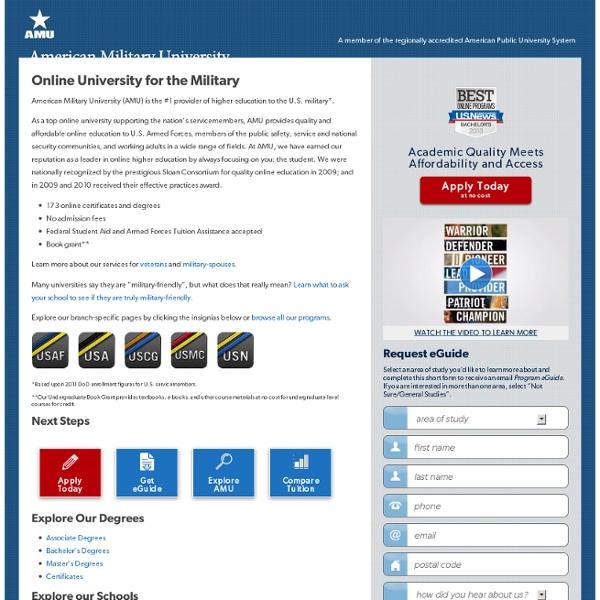 Top Military Online University