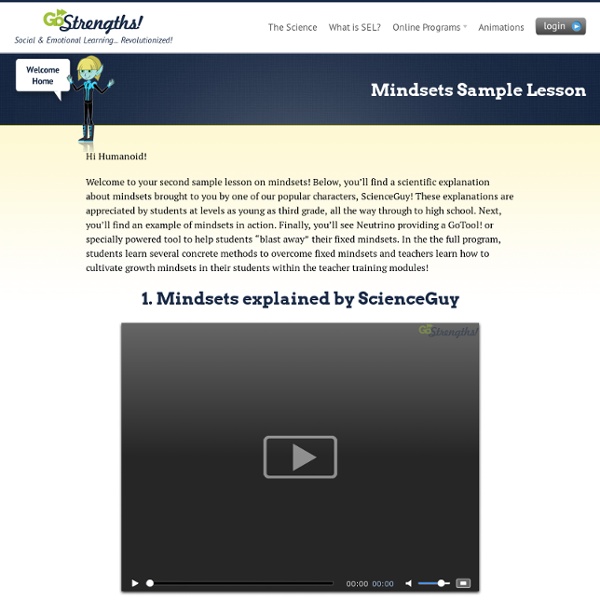 Mindsets Sample Lesson