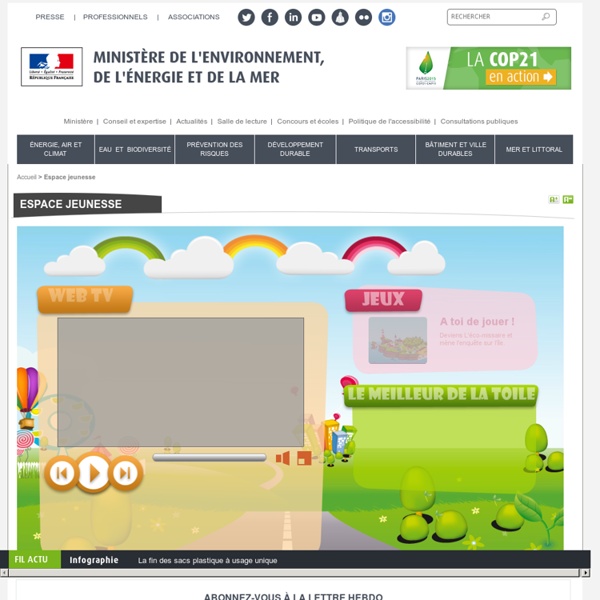 Web TV et jeux sur le thème du développement durable