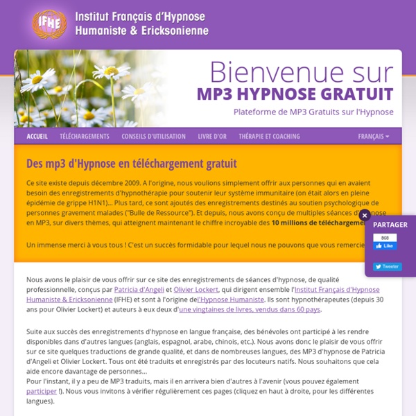 Olivier Lockert et Patricia Angeli - MP3 Hypnose Gratuit
