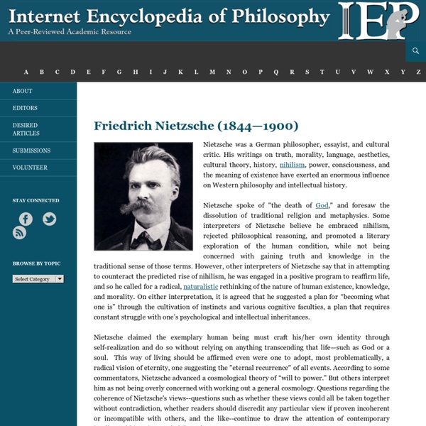Nietzsche, Friedrich 