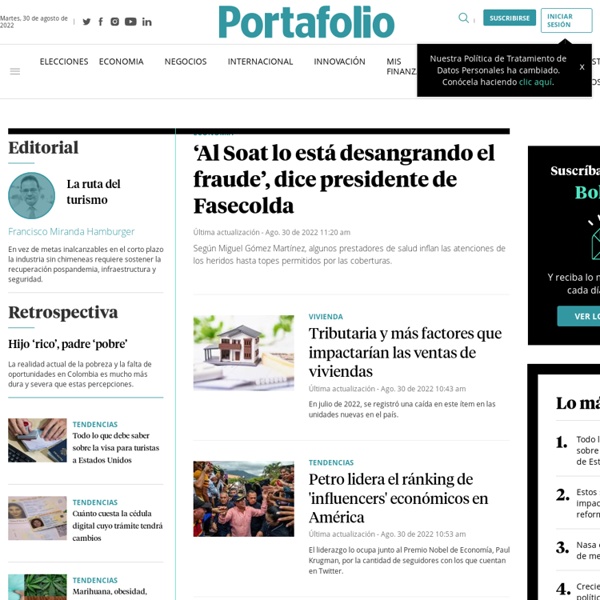 Noticias de Economía y Negocios en Colombia y el Mundo