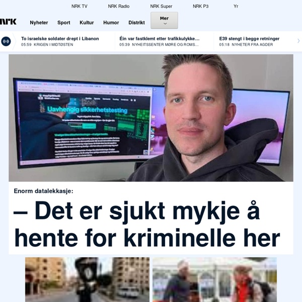 Nyheter, tv og radio fra Norge og hele verden - NRK.no