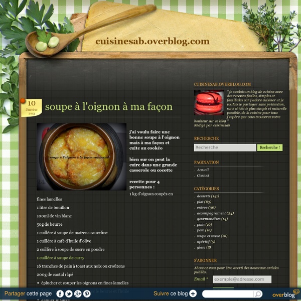 Soupe à l'oignon