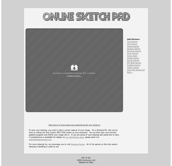 Online Sketch Pad - Scribble... Doodle... Draw.