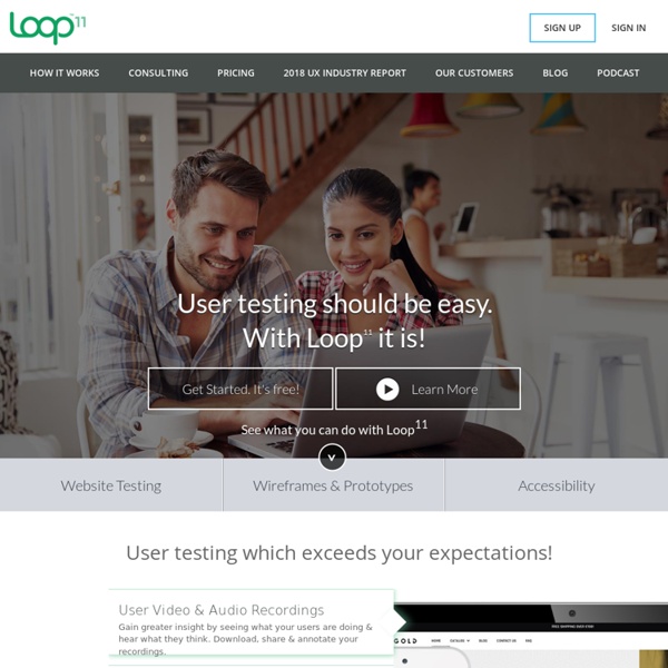 Remote & Online Usability Testing Tool
