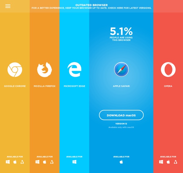 Outdated Browser