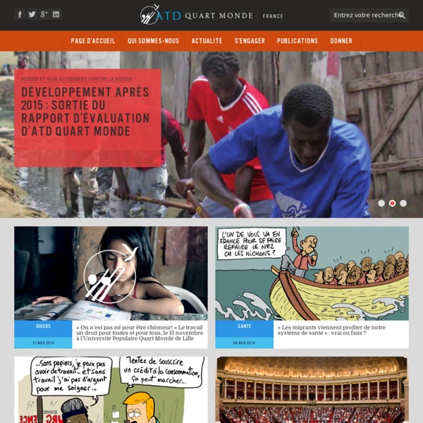 Penser et agir autrement contre la misère (Agir tous pour la dignité)