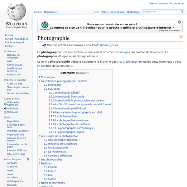 Photographie