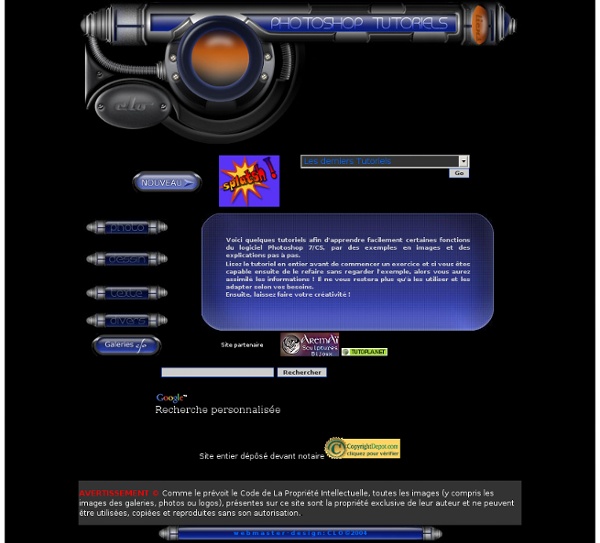 PHOTOSHOP TUTORIELS