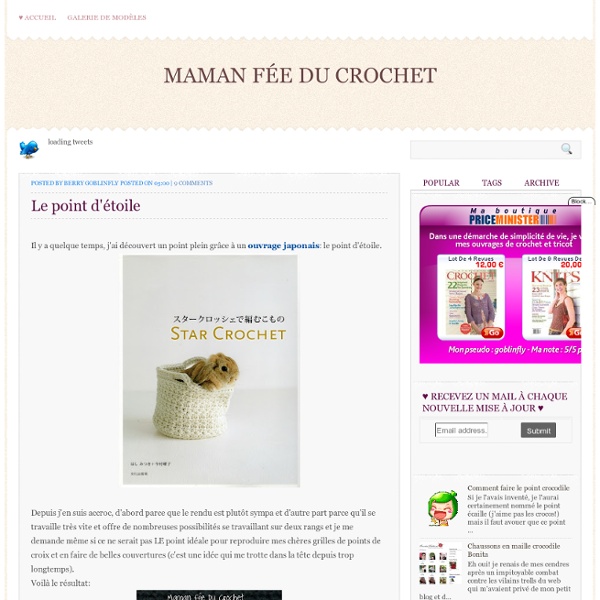 Le point d'étoile ~ Maman Fée du Crochet