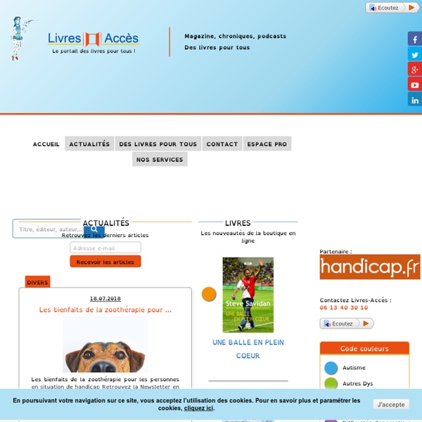 La boutique des livres accessibles à tous ! - Livres Acces
