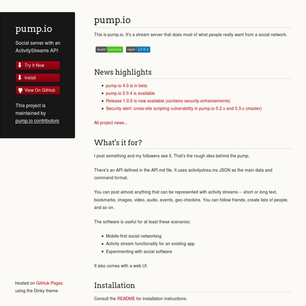 Pump.io by e14n
