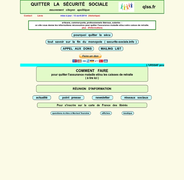 Quitter la sécurité sociale