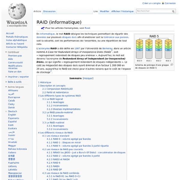 RAID (informatique)