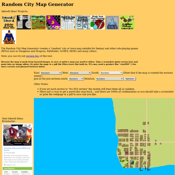 Random city generator