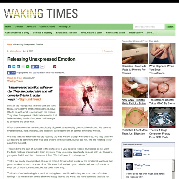 Releasing Unexpressed Emotion