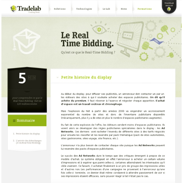 La révolution Real Time Bidding (RTB)