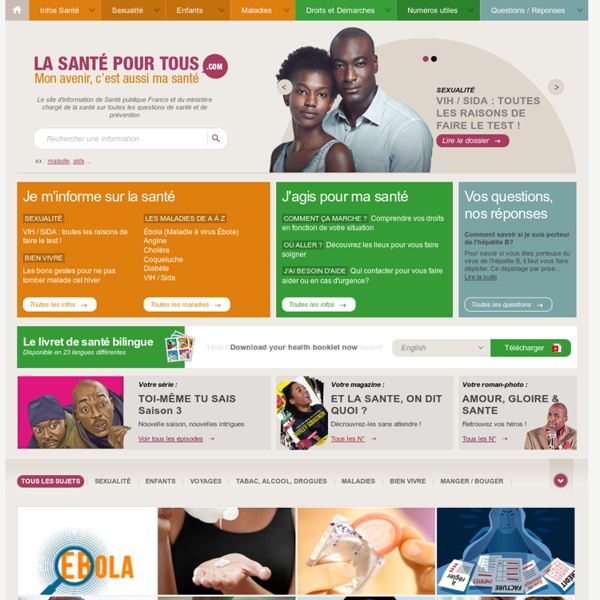 Lasantepourtous.com - Accueil