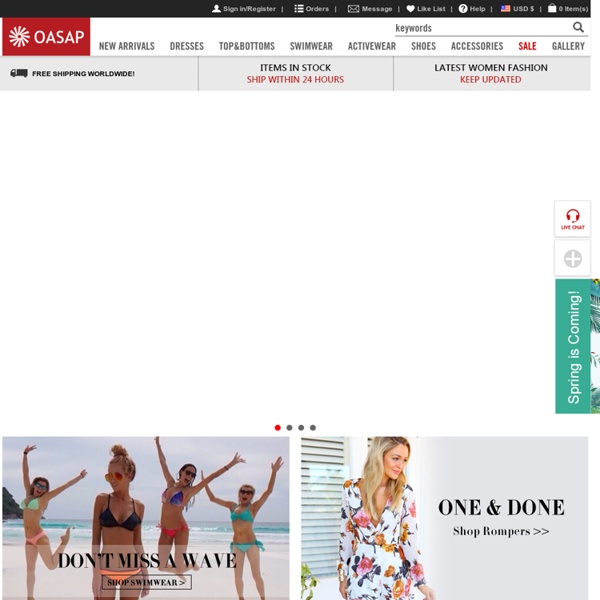 Women's Clothing Store: Latest High Street Fashion, Street Style Shopping at OASAP