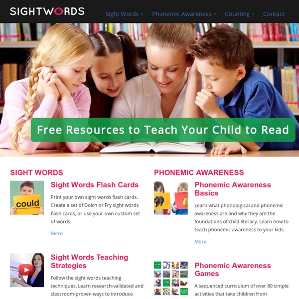 Sight Words: Teach Your Child to Read