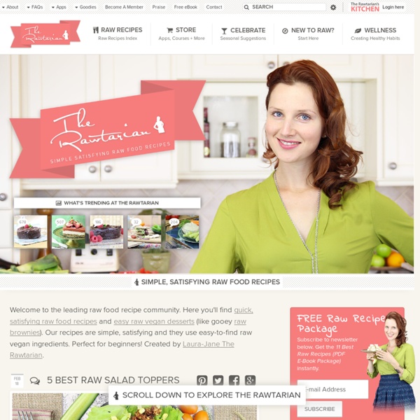 Simple, Satisfying Raw Food Recipes