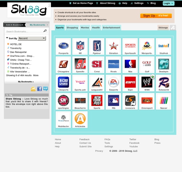 Skloog.com - Visual Bookmarking Made Easy