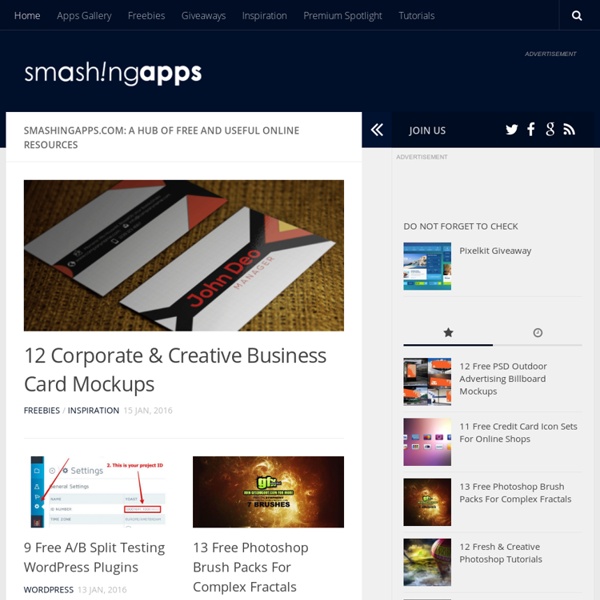 Free and Useful Online Resources for Designers and Developers