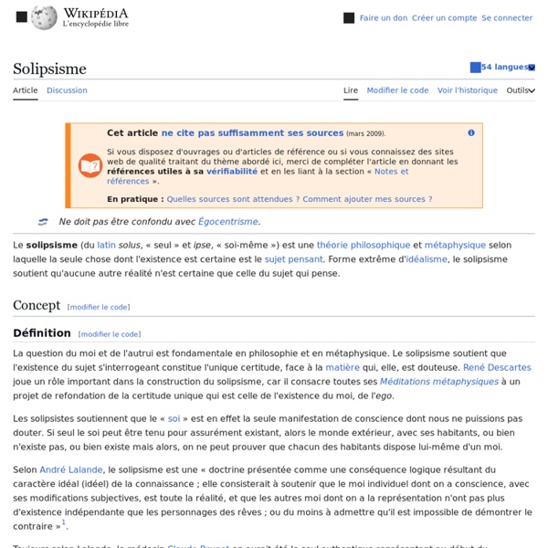 Solipsisme