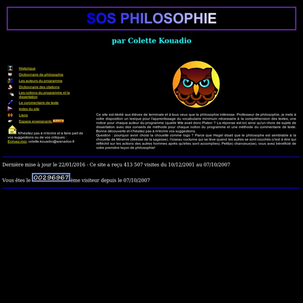 SOS Philosophie