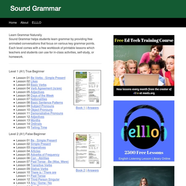 Sound Grammar - Learn English Naturally