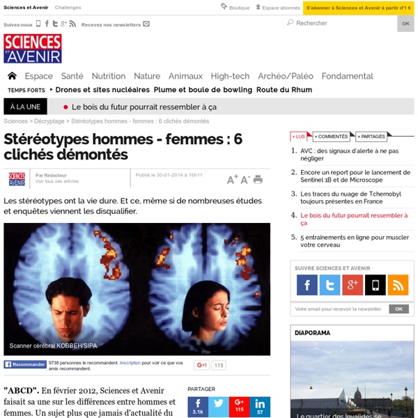 Stéréotypes hommes - femmes : 6 clichés démontés