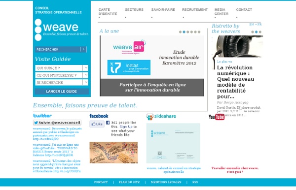 Weave - Cabinet Conseil en Stratégie Opérationnelle