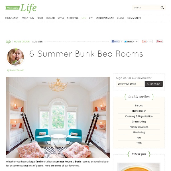 6 Summer Bunk Bed Rooms