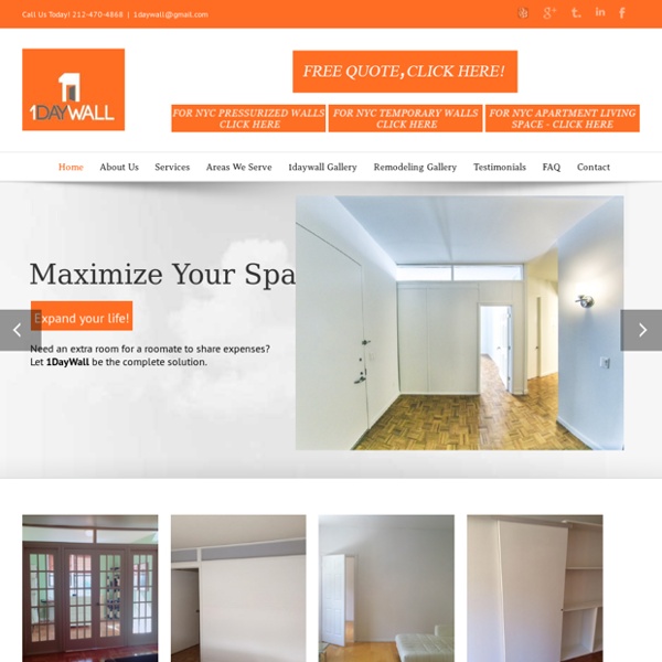 Temporary Wall Company in New York City, NYC - 1Daywall