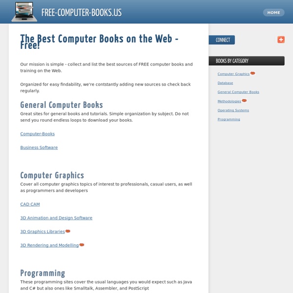 The Best Computer Books on the Web - Free! - Free-Computer-Books.us