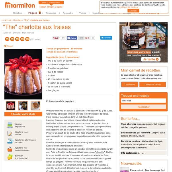 Charlotte aux fraises