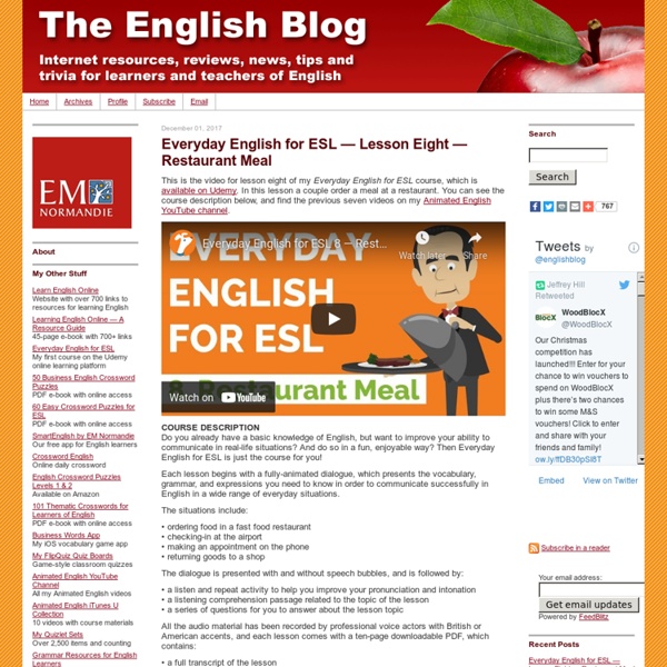 The English Blog