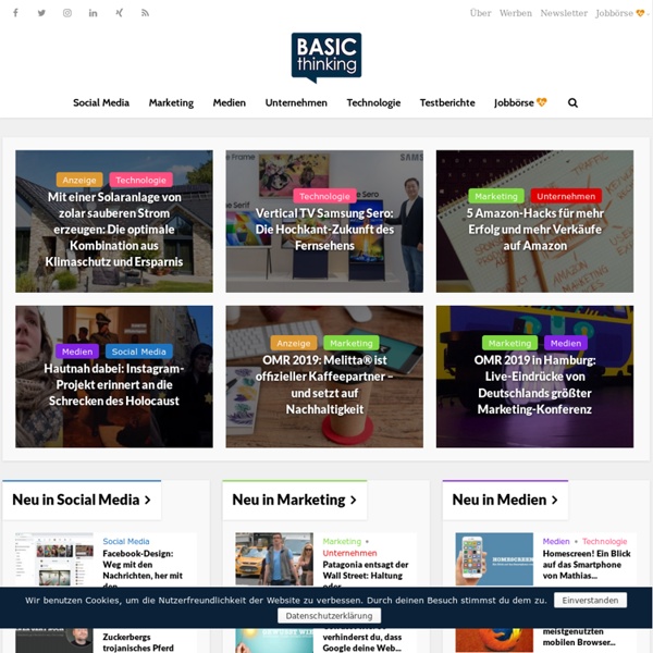 BASIC thinking – Online-Magazin für Social Media und Digitales