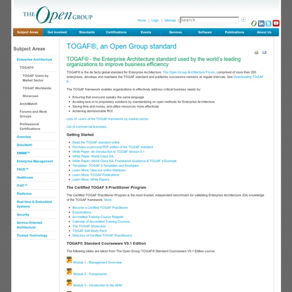 TOGAF® Version 9