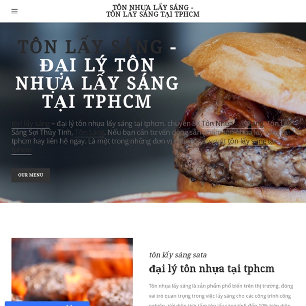 TÔN NHỰA LẤY SÁNG - TÔN LẤY SÁNG TẠI TPHCM - Home