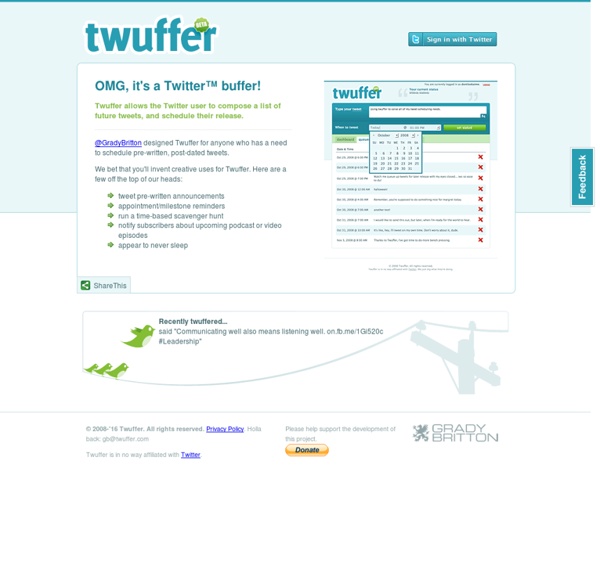 Twuffer